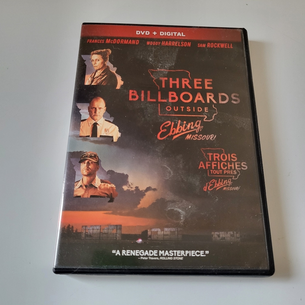 Three Billboards Outside Ebbing Missouri on DVD